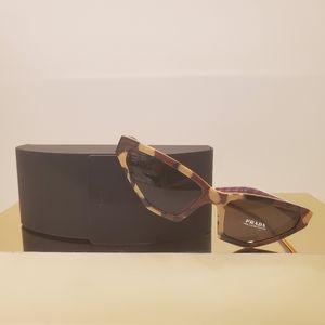 PRADA trendy mod cateye sunglasses camo
